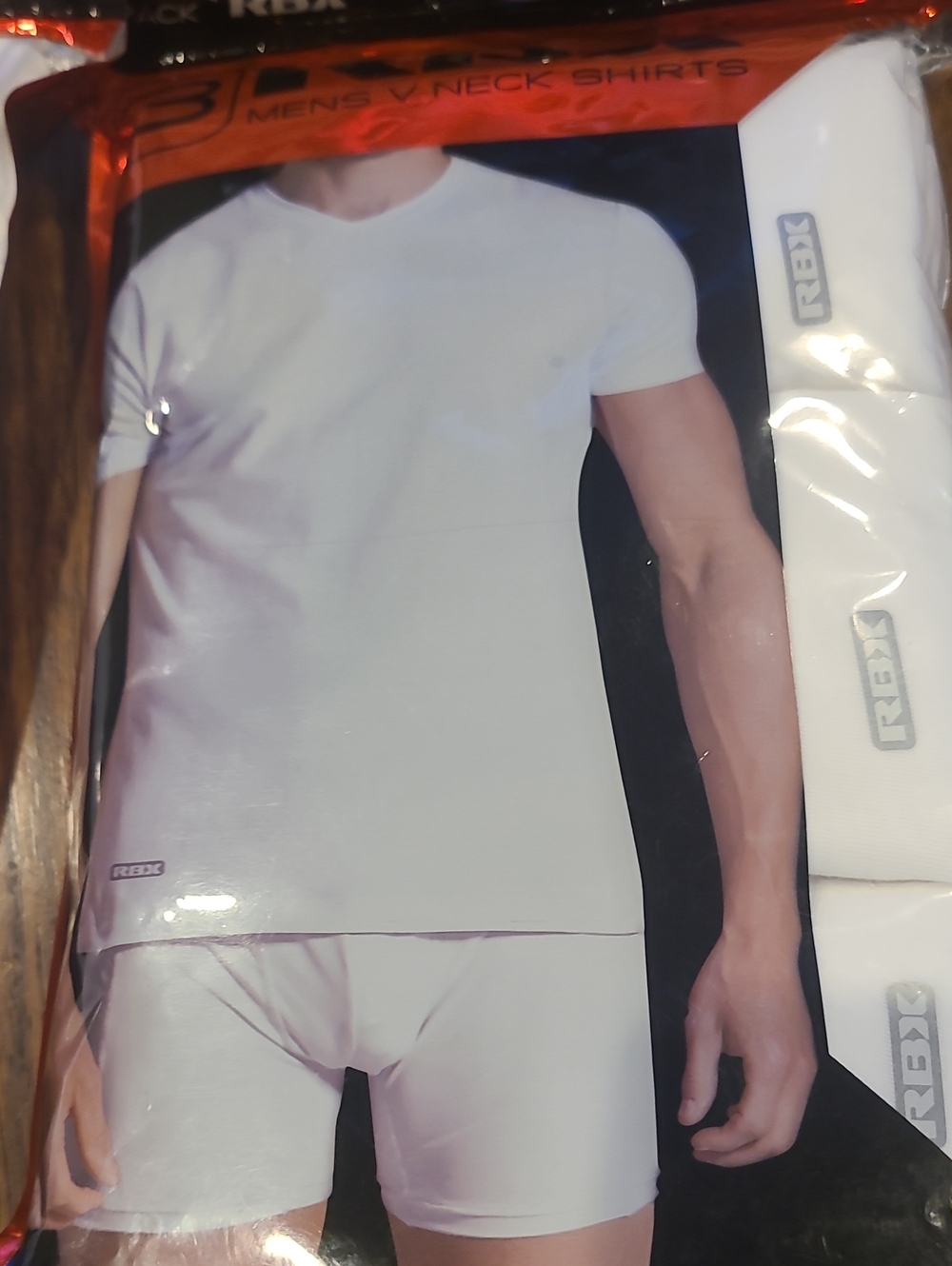 RBX Performance Men's Shirts - Large White 2 Packs-6 Shirts